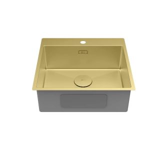 Кухонная мойка Lemark Janga 540 9938110 светлое золото